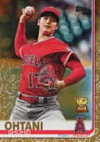 2019 Topps #600 Shohei Ohtani Gold Baseball Card