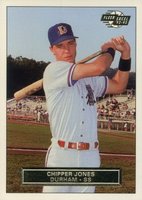 1992 Fleer Excel #2 Chipper Jones Baseball Card