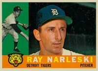 1960 Topps #161 Ray Narleski Baseball Card
