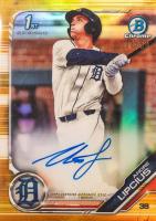 2019 Bowman Draft Chrome Draft Picks Autograph #CDAAL Andre Lipcius Gold Refractor Baseball Card