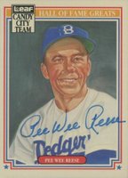 1987 Leaf Candy City Team #H8 Pee Wee Reese Baseball Card
