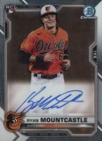 2021 Bowman Chrome Rookie Autographs #CRARM Ryan Mountcastle Baseball Card