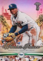 2022 Topps Chrome Ben Baller Ridin' Low #RL-6 Wander Franco Green Refractor Baseball Card