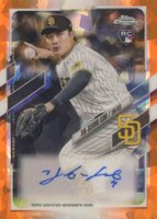 2021 Topps Chrome Update Sapphire Edition Rookie Autographs #HK HA-Seong Kim Orange Baseball Card