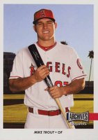 2017 Topps Archives Snapshots #ASMT Mike Trout Baseball Card