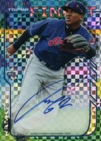 2014 Finest Rookie Autograph #RA-JR Jose Ramirez Xfractor Baseball Card
