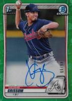 2020 Bowman Chrome Prospect Autographs #CPAAVA Andrew Vaughn Green Refractor Baseball Card