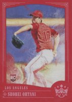 2018 Panini Diamond Kings #139 Shohei Ohtani Red Frame Baseball Card
