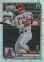 2020 Bowman Chrome #1 Mike Trout Refractor Baseball Card