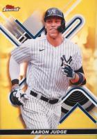 2022 Topps Finest #74 Aaron Judge Gold Refractor Baseball Card
