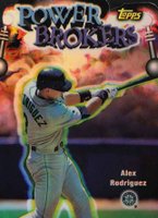 1999 Topps Power Brokers #PB6 Alex Rodriguez Refractor Baseball Card