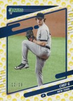 2021 Panini Donruss #212 Gerrit Cole SP-Mask Emoji Baseball Card