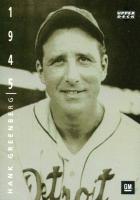 1994 Upper Deck/GM Baseball Preview #4 Hank Greenberg 1945 Baseball Card