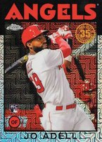 2021 Topps Silver Pack 1986 Chrome Promo #90 Jo Adell Baseball Card