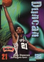 1997 Skybox Z-Force #111 Tim Duncan Rave Basketball Card