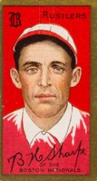 1911 Gold Borders #182 Bud Sharpe Baseball Card