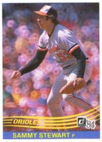 1984 Donruss #514 Sammy Stewart Baseball Card
