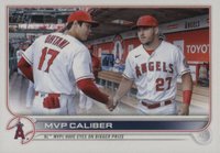 2022 Topps Update #US115 Mike Trout/Shohei Ohtani Baseball Card