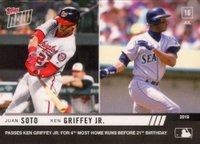 2019 Topps Now #519 Juan Soto/Ken Griffey Jr. Baseball Card