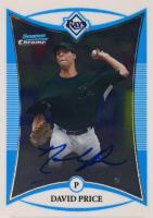 2008 Bowman Chrome Prospects #BCP111 David Price Autograph Baseball Card