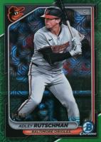2024 Bowman Chrome Mega Box #52 Adley Rutschman Green Refractor Baseball Card