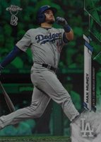 2020 Ben Baller Chrome #13 Max Muncy Green Refractor Baseball Card
