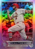 2022 Topps Update #US313 Albert Pujols Rainbow Foil Baseball Card