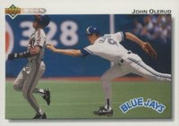 1992 Upper Deck #375 John Olerud Gold Hologram Baseball Card