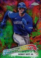 2023 Topps Chrome Update Future Stars #FSU2 Bobby Witt Jr. Green Baseball Card