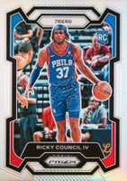 2023 Panini Prizm #294 Ricky Council IV Silver Basketball Card