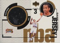 1998 Upper Deck Game Jerseys #GJ35 Allen Iverson Basketball Card