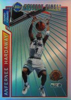 1996 Topps Mystery Finest  #M3 Anfernee Hardaway Bordered Refractor Basketball Card