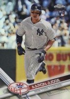 2017 Topps Chrome #169 Aaron Judge Running-Refractor Baseball Card