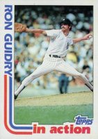 1982 Topps #10 Ron Guidry In Action Baseball Card