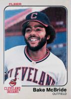 1983 Fleer #414 Bake McBride Baseball Card
