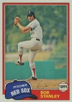 1981 Topps #421 Bob Stanley Baseball Card