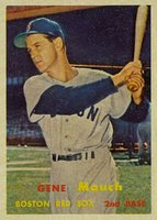 1957 Topps #342 Gene Mauch Baseball Card