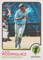 2022 Topps Heritage #700 Julio Rodriguez Image Variation Baseball Card