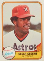 1981 Fleer #59 Cesar Cedeno Baseball Card