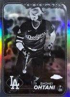 2024 Topps Chrome #1 Shohei Ohtani Negative Refractor Baseball Card