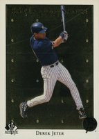 1998 SP Authentic Sheer Dominance #SD41 Derek Jeter Gold Baseball Card