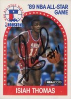 1989 Hoops #177 Isiah Thomas All-Star Basketball Card