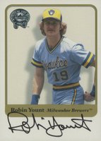 2001 Fleer Greats # Robin Yount Autographed Baseball Card