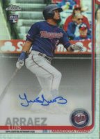 2019 Topps Chrome Update Autographs #LA Luis Arraez Baseball Card