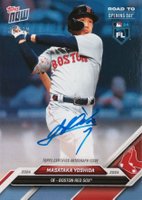 2024 Topps Now Road to Opening Day Autograph #MYA Masataka Yoshida Blue Baseball Card