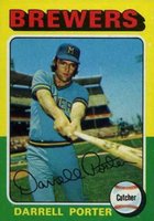 1975 Topps #52 Darrell Porter Baseball Card
