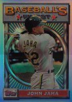1993 Finest #152 John Jaha Refractor Baseball Card