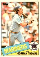 1985 Topps Tiffany #202 Gorman Thomas Baseball Card