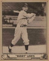 1940 Play Ball #20 Buddy Lewis Baseball Card