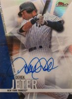 2017 Finest Autographs #FA-DJ Derek Jeter Refractor Baseball Card